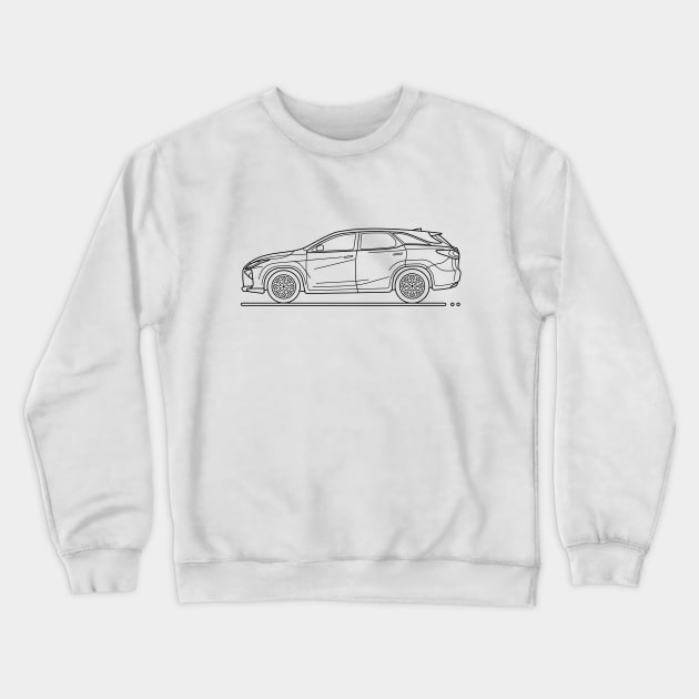 RX 340L b Crewneck Sweatshirt by garistipis